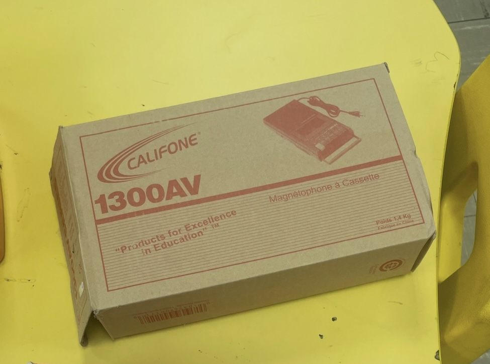 Califone 1300AV Cassette Recorder