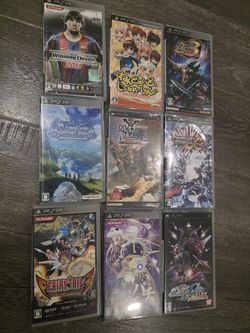 Playstation PSP PSVita Nintendo DS Japanese Video Games Lot
