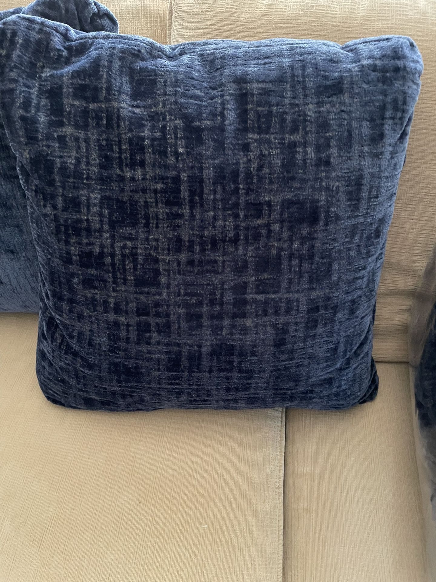 New Navy Blue Sofa Pillows - 5 Available - $5 EACH