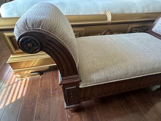 Light Coffee Brown Bed Console