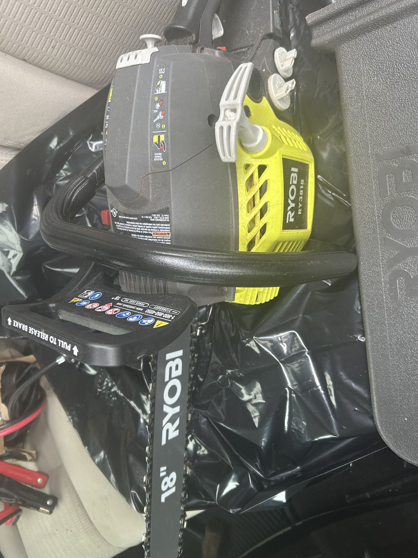 18 inch Ryobi chainsaw