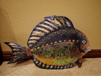 Decorative Metal Fish Wall Art