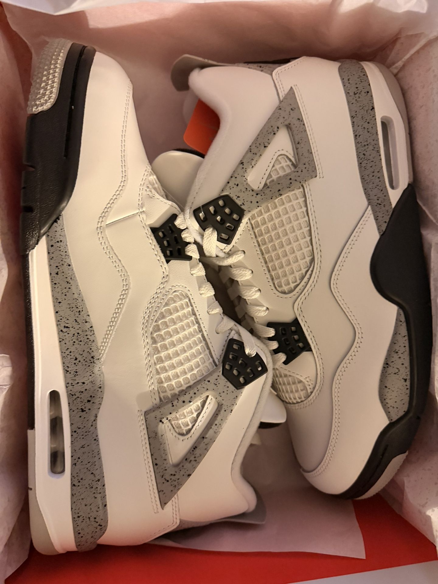 Air Jordan Retro 4 White Cement