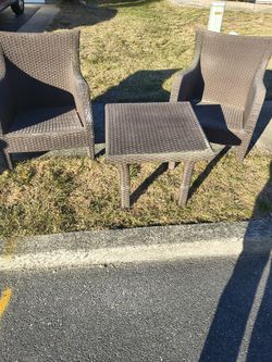 Wicker Patio Chairs And Table