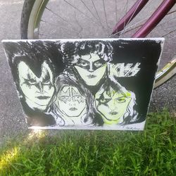  One Of A Kind Unique Kiss Kizz Painting By A Southern Artist Art Work 