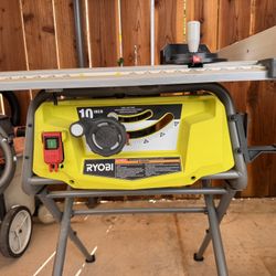 Ryobi 10” Table Saw With Stand