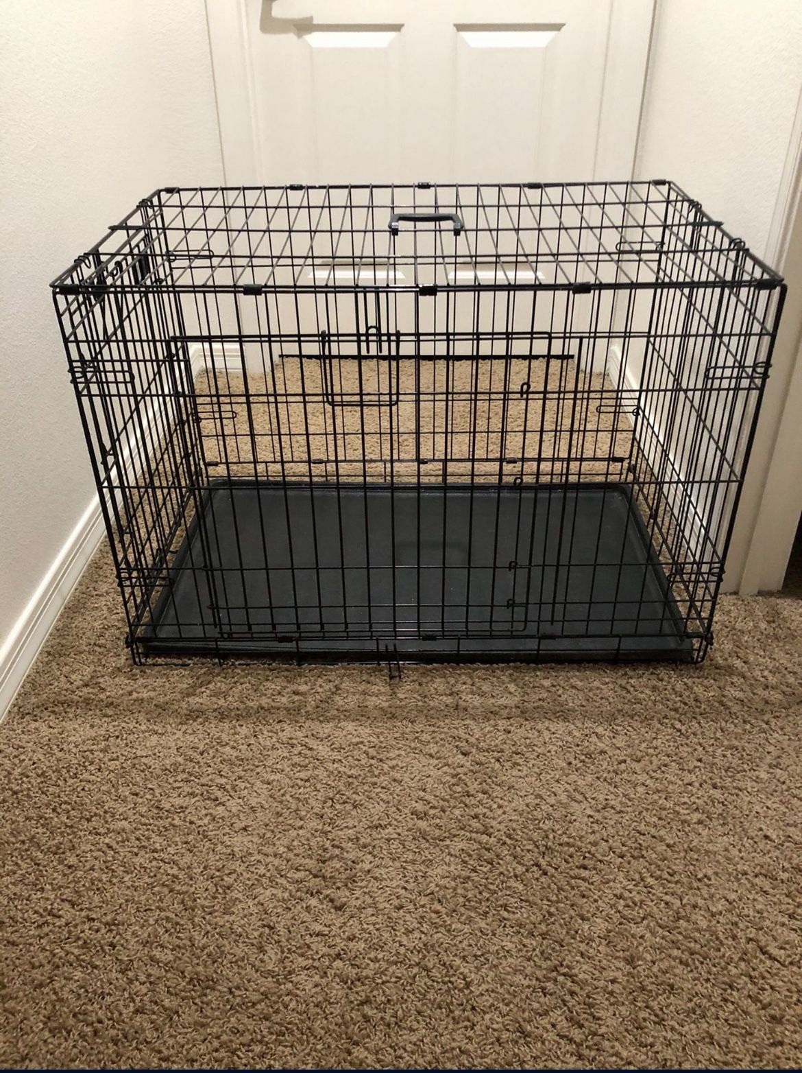 Top Paw Double Door Dog Crate