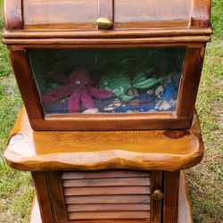 Custom Made Wood Fish Tank