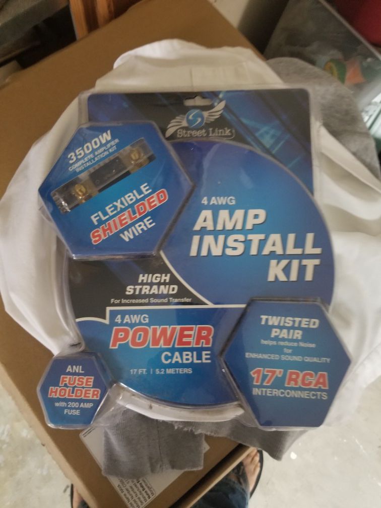 I have a amp install kit 4wg
