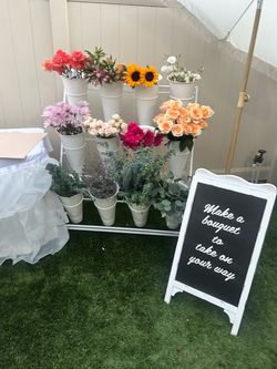 Bouquet flower bar