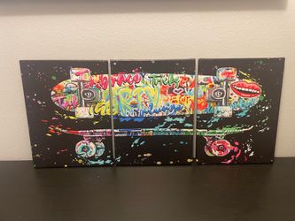 3 piece canvas wall art