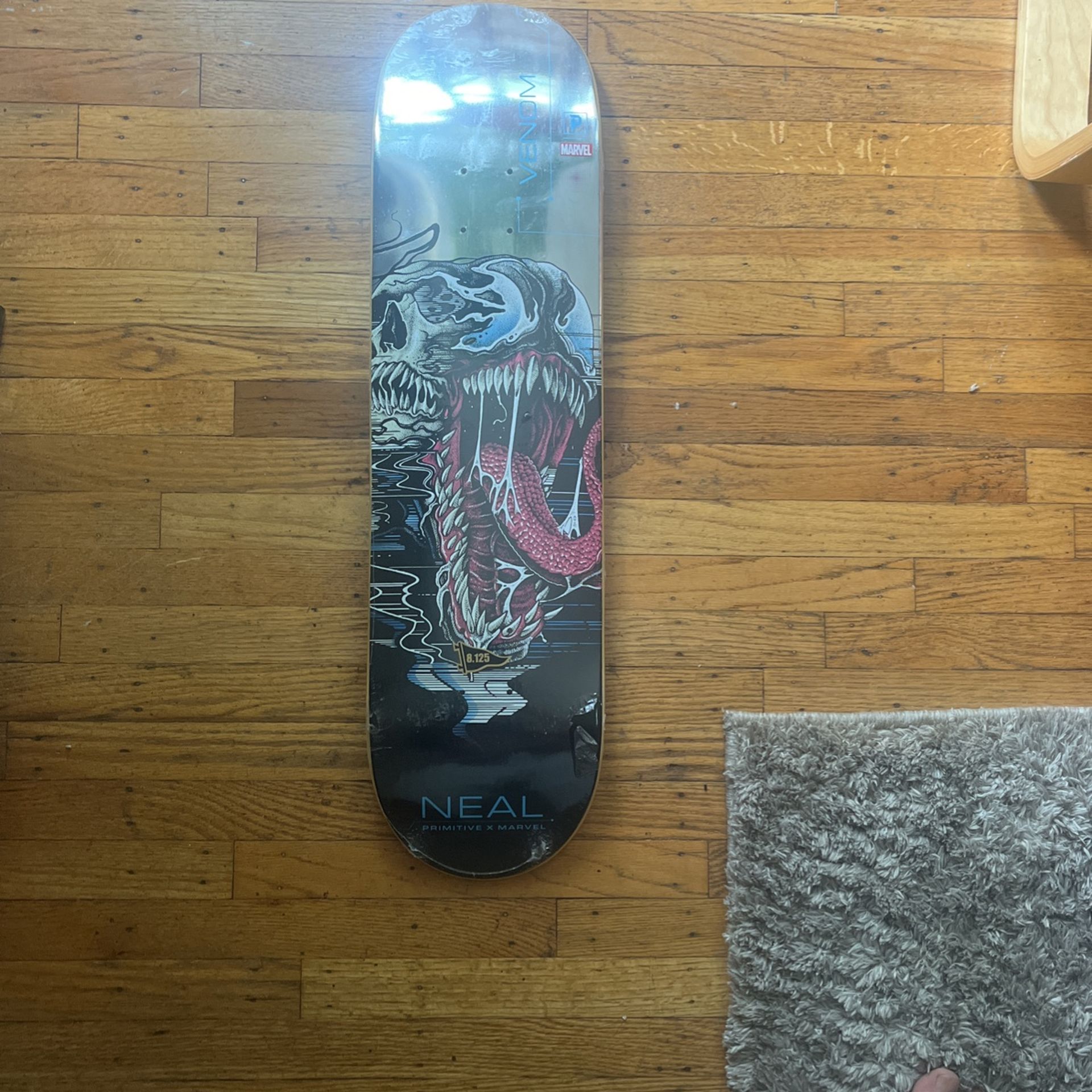 Primitive Skateboards X Marvel Neal Venom Deck 8.125