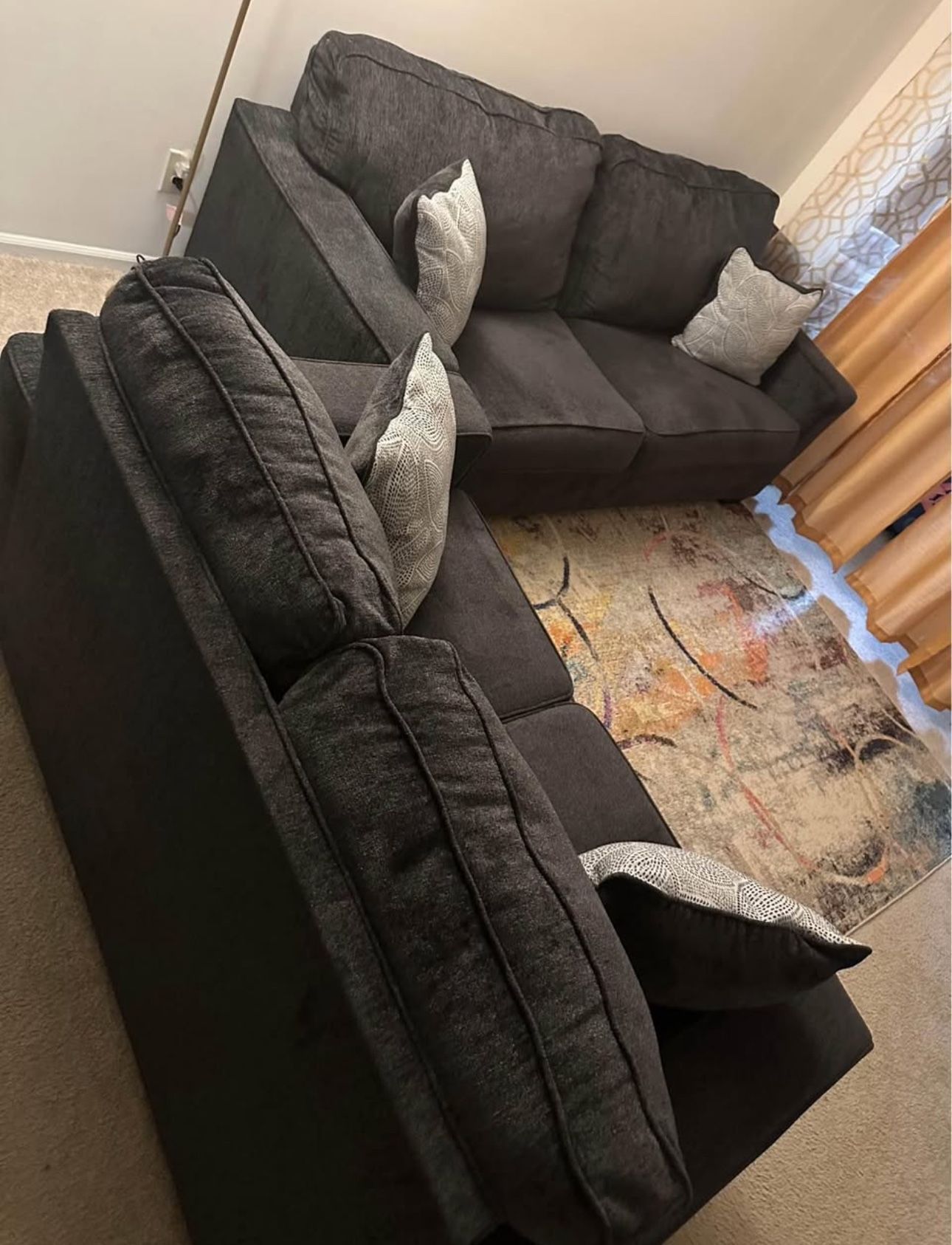 Sofa and Loveseat Set