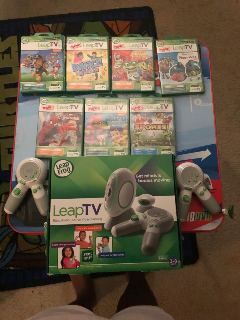 Leap frog console and games