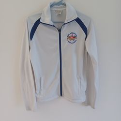 The American Cheer and Dance Championships Pullover Jacket White Long Sleeve
