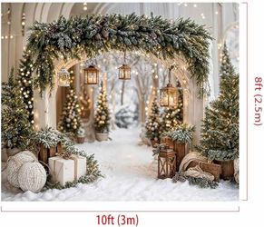 KATE brand elegant Christmas, arch photography backdrop