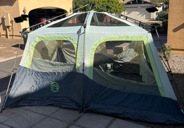 Coleman 10 Person Instant Tent 14’ x 10’ Great Condition