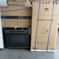 New Fisher & Paykel 3 Piece Kitchen Appliance Set- Refrigerator-cooktop-convection Wall Oven