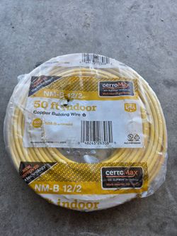 Cerromax NM-B 12/2 50FT Indoor Copper Building Wire