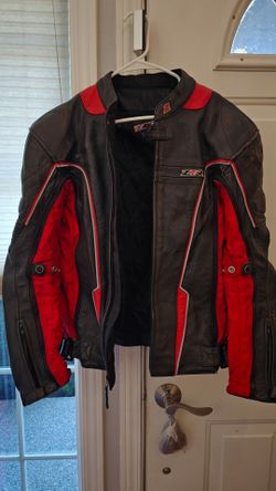 Z1R Dart Leather Motorcycle Jacket - Size Small