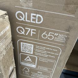 SAMSUNG. 65” QLED  SMART TV 4K HDR VISON AI 2025  MODEL OPEN BOX NEW IN BOX 💯✅▶️📺