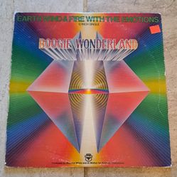 Original Vintage-1979 Earth, Wind & Fire with The Emotions"Boogie Wonderland" 12" vynal Single LP
