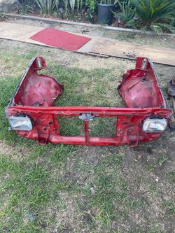 1984 to 1988 Toyota pick up truck complete front radiator support asking $250