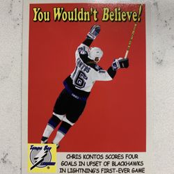 2024-25 Parkhurst You Wouldn't Believe! #YB-13 Chris Kontos Lightning