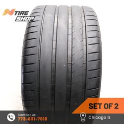 Selling a Set of 2 Used 7/32 Summer  315/30ZR21  105Y  Michelin  Pilot Sport 4 S NDO