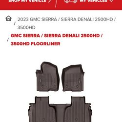 Weathertech Floor Mats GMC Sierra Chevy Silverado 