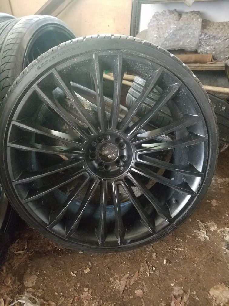 24 inch rims tires