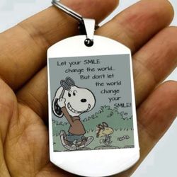 Snoopy Hot Cute Inspiration Handmade Keychain