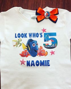 Nemo birthday shirt