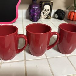 3 Small Coffee Cups 