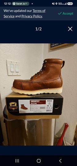 irish setter boots size 9.5