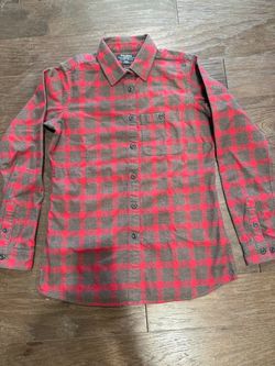 Filson Womens Alaskan Guide Flannel Shirt M Plaid