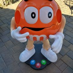 Vintage Collectable M&M Orange Character Display