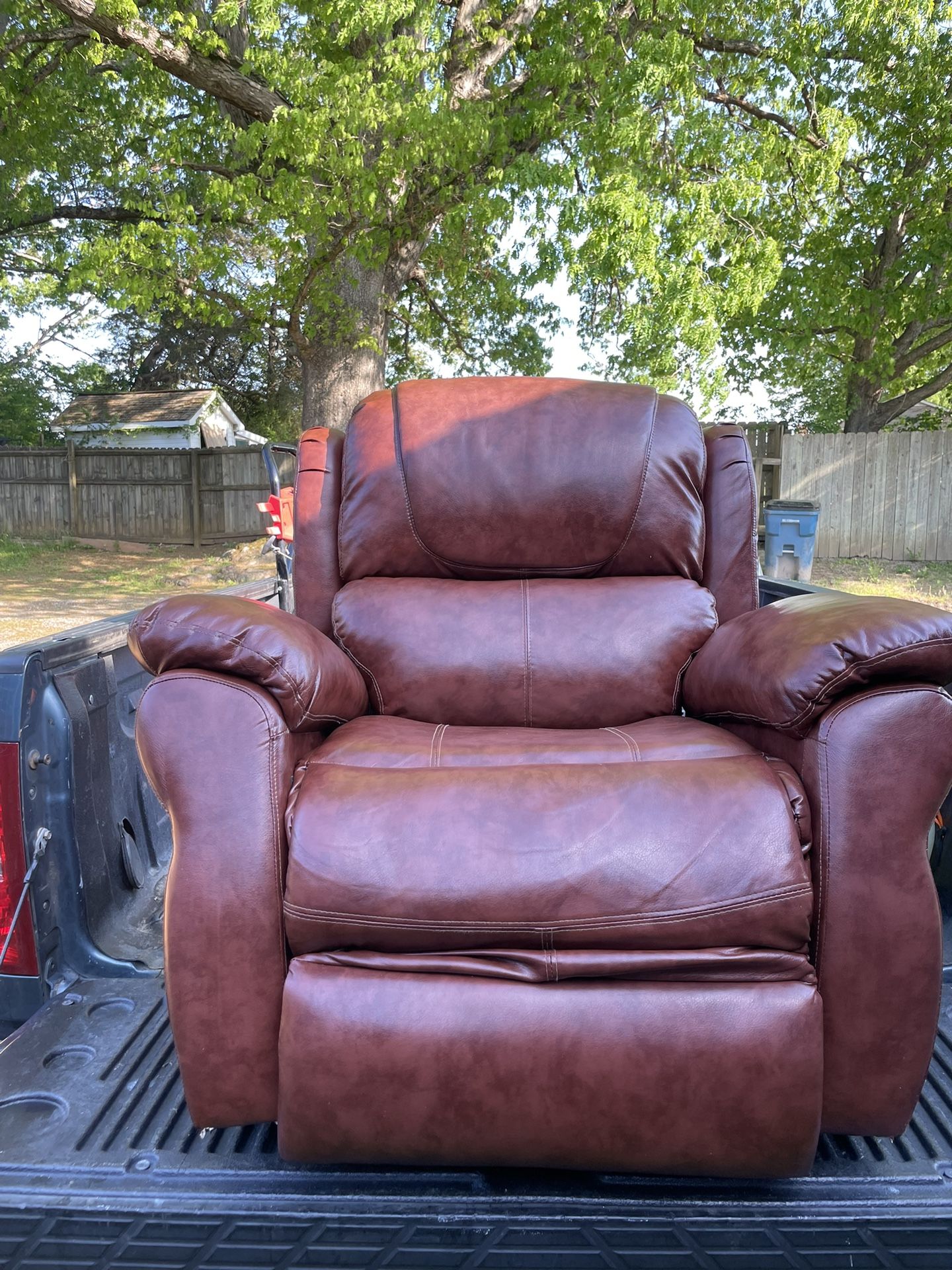 Red Leather Couch