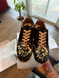Maison Margiela replica paint splatter  sneaker size 10