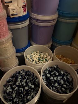 Pods/ Laundry Detergent/ Dish Soap/ Car Wash Soap/ Fabric Softener/ Scent beads & More