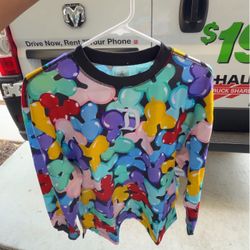 NEW Colorful Character Print Long Sleeve Shirt – XS to 4XL