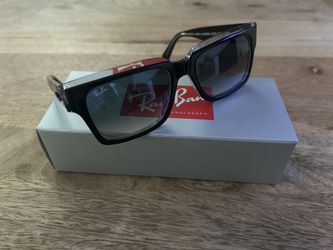 NEW Ray-Ban Inverness Transparent Black Blue Gradient Sunglasses RB2191 TRENDY