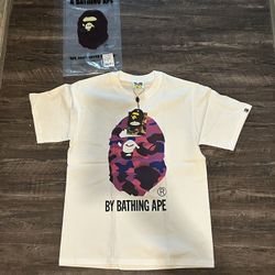 Purple Camo Bape Tee 