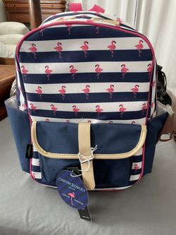 Cynthia Rowley Flamingo Backpack Insulated Tote Backpack