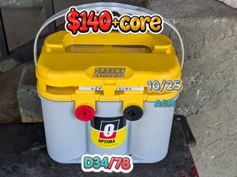 Optima YellowTop D34/78 AGM Battery