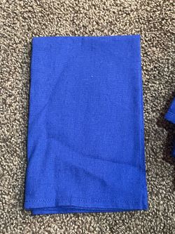 Royal Blue Linen Cloth Napkins