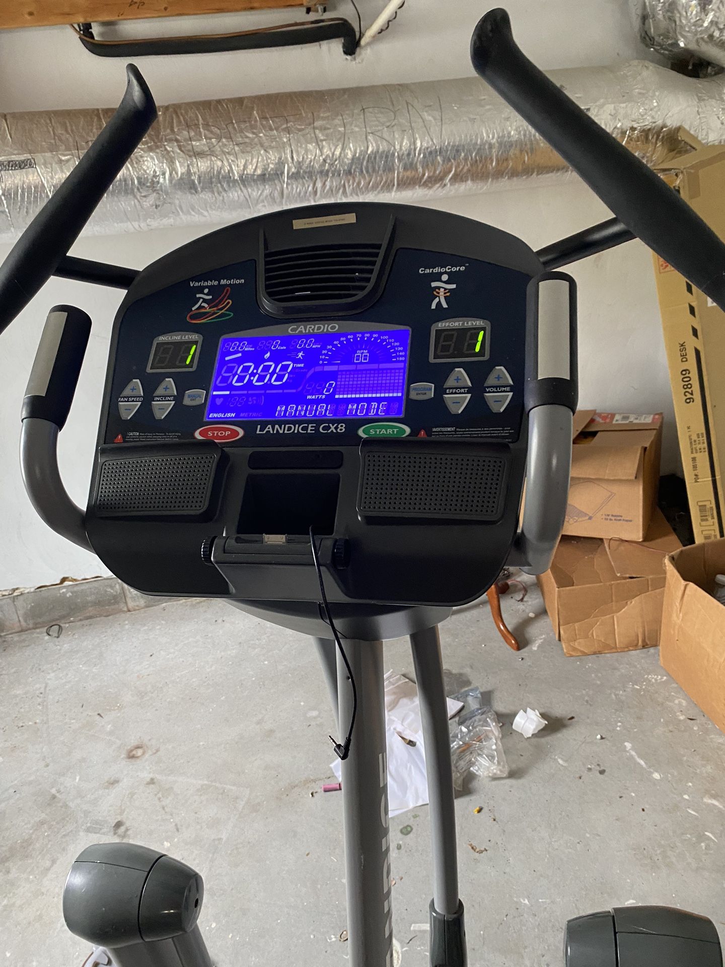 Elliptical Machine With Built In Fan