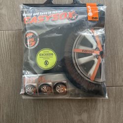 Quality Chain ES80 - EasySox Slip-On Fabric Tire Traction Snow Socks