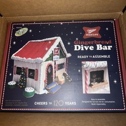 Miller High Life Gingerbread Dive Bar Kit 