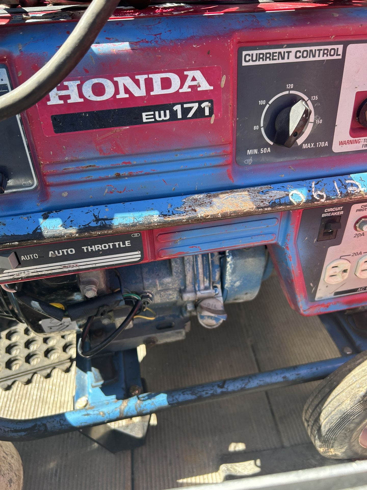 honda welder ew-171 portable welder